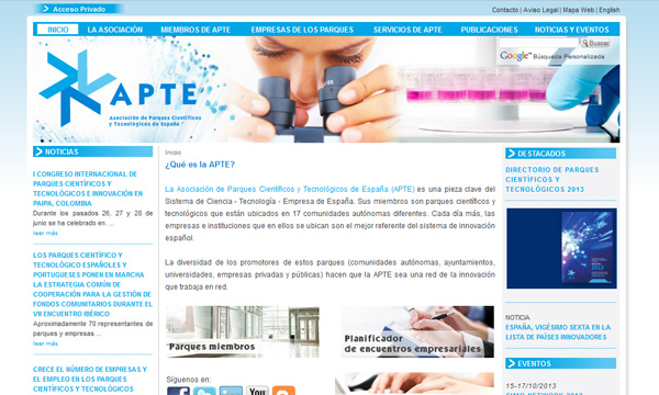  Asociación de Parques Científicos y Tecnológicos de España (APTE)
